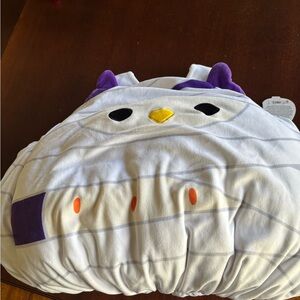Squishmallows Purple and White Mummy Halloween costume “Holly”